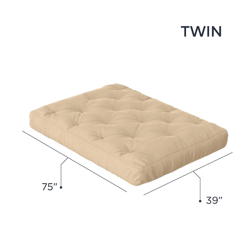 10" Gel Memory Foam Twin Size Futon Mattress