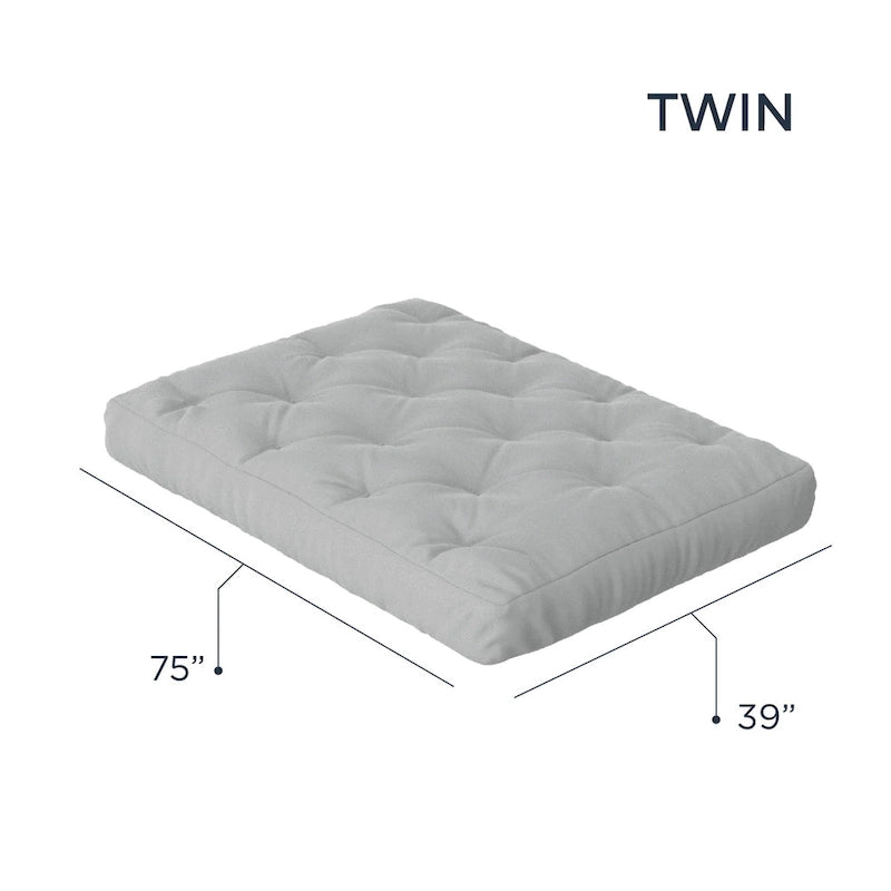 10" Gel Memory Foam Twin Size Futon Mattress