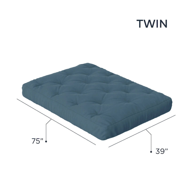 10" Gel Memory Foam Twin Size Futon Mattress