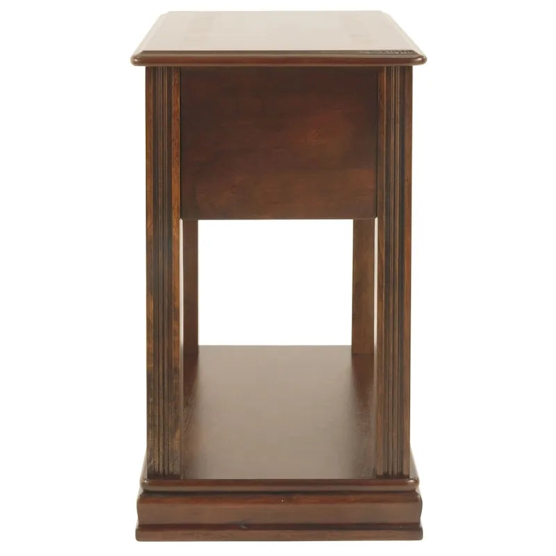 Contemporary Chairside End Table with Drawer - 13W x 22D x 23H