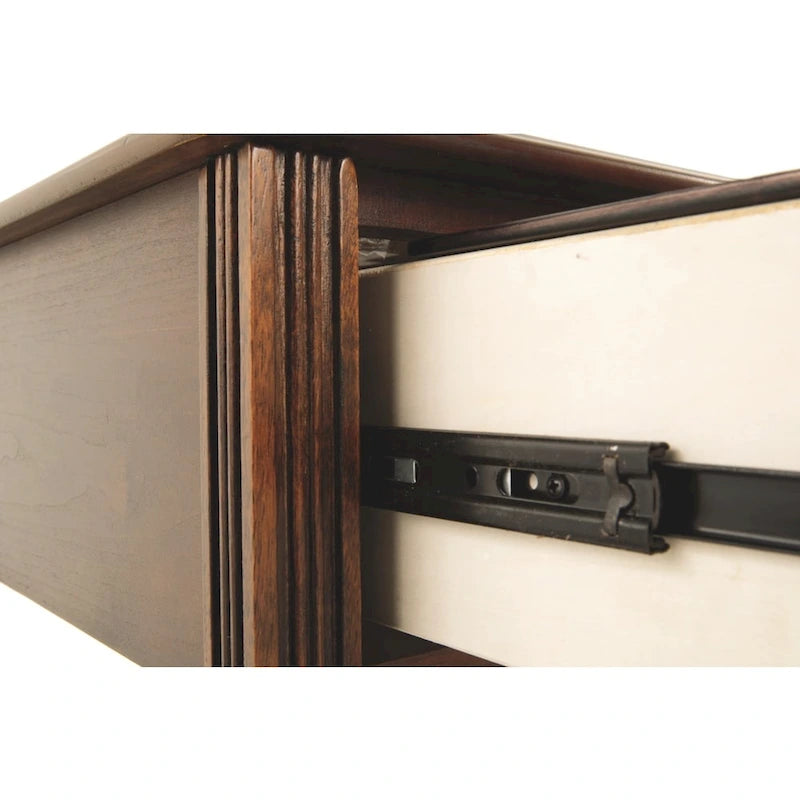 Contemporary Chairside End Table with Drawer - 13W x 22D x 23H