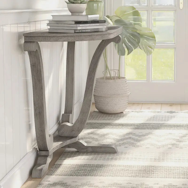 Farmhouse Vintage Grey Oak 48" Entryway Console Table