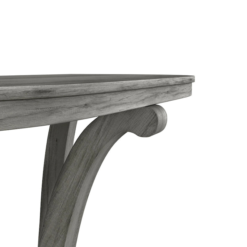 Farmhouse Vintage Grey Oak 48" Entryway Console Table