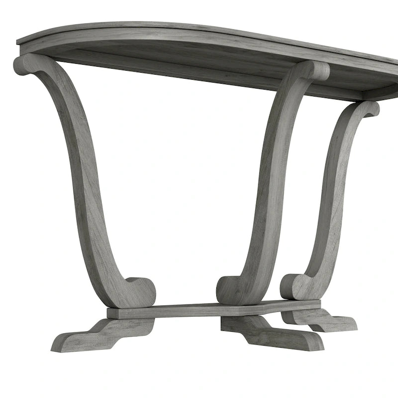 Farmhouse Vintage Grey Oak 48" Entryway Console Table