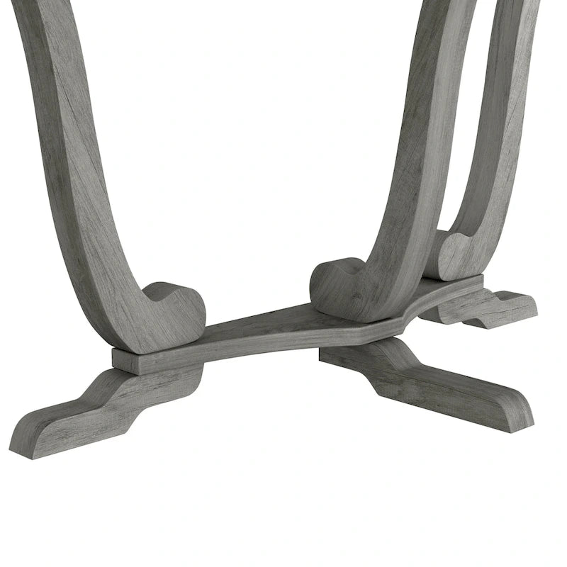 Farmhouse Vintage Grey Oak 48" Entryway Console Table