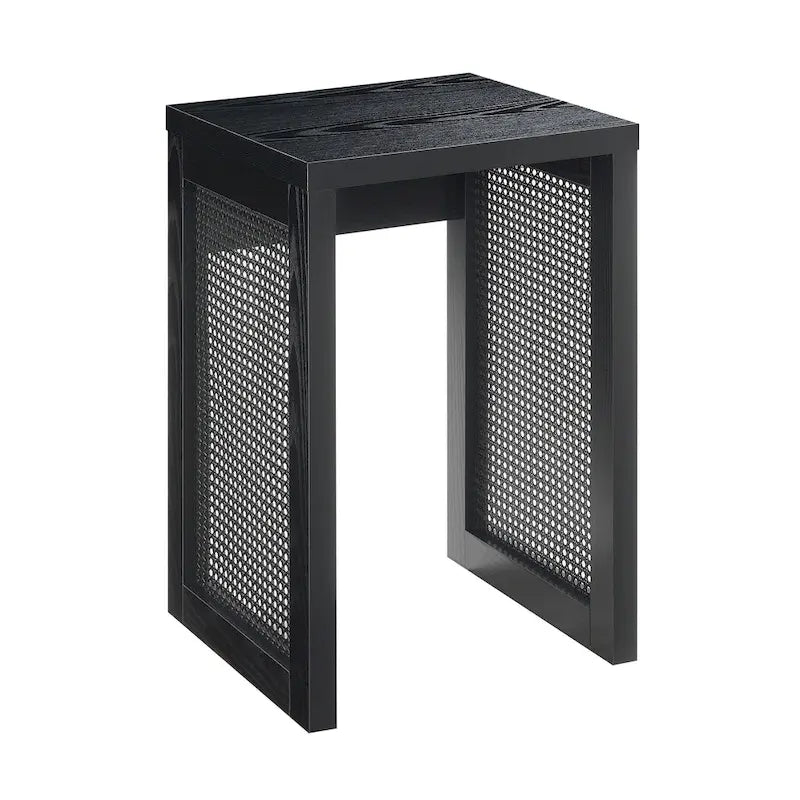 Boho Weave Rattan Side End Table