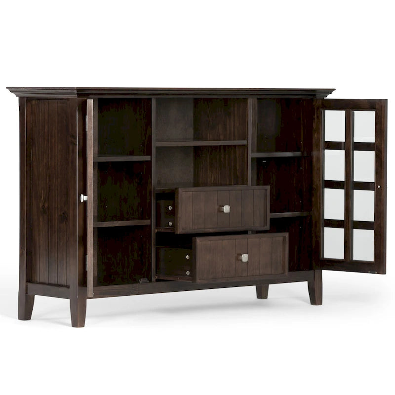 Solid Wood 53" TV Media Stand for TVs up to 60 Inches