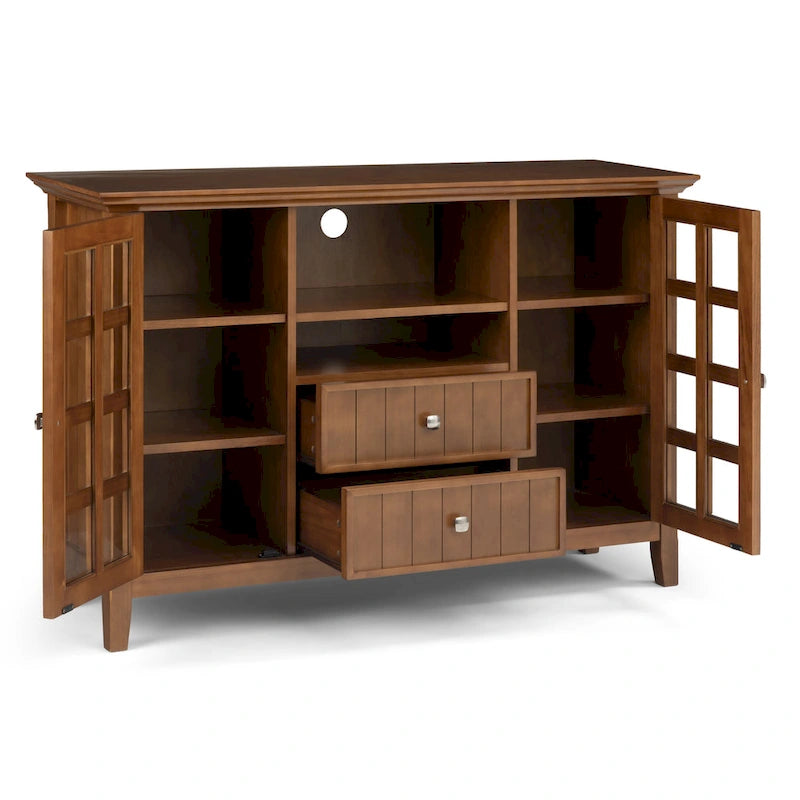 Solid Wood 53" TV Media Stand for TVs up to 60 Inches