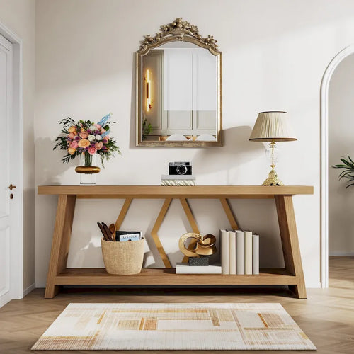 70.9-Inch Console Sofa Table with Storage for Entryway Living Room