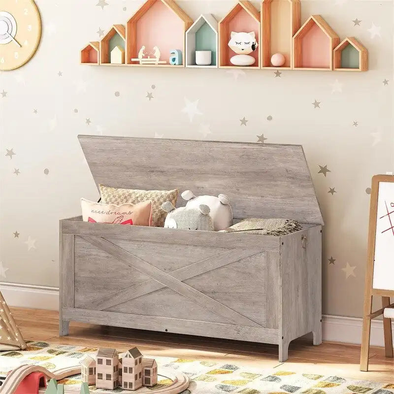 Sturdy Entryway Storage Bench - 15.7D x 39.4W x 18.9H