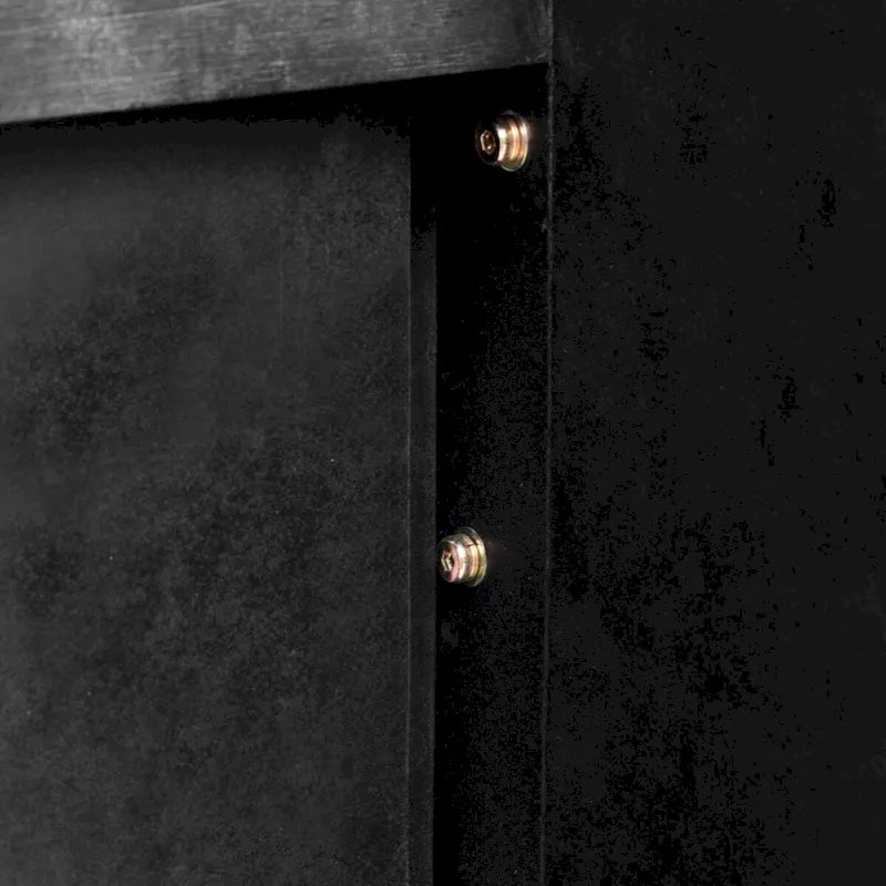 Retro Silhouette Console Table with Open Style and Two Top Drawers