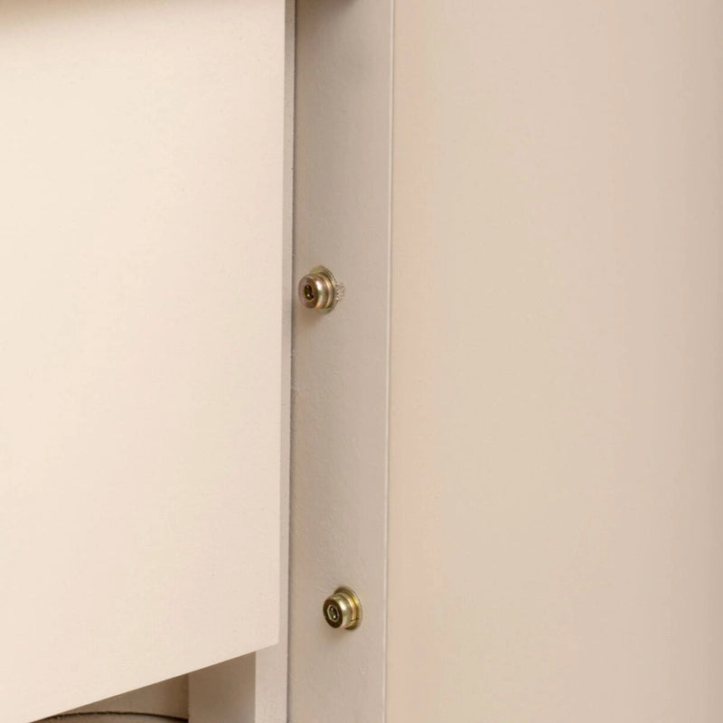 Retro Silhouette Console Table with Open Style and Two Top Drawers