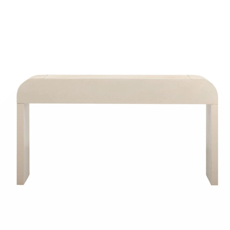 Retro Silhouette Console Table with Open Style and Two Top Drawers