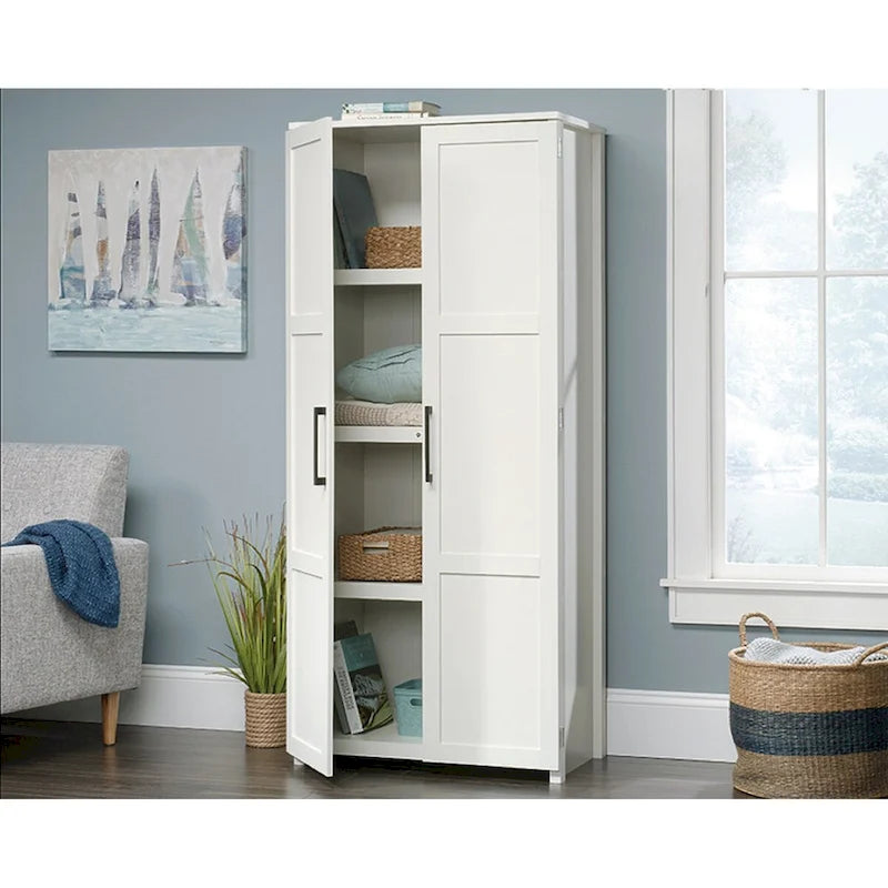 Versatile Storage Cabinet with Framed Panel Doors
