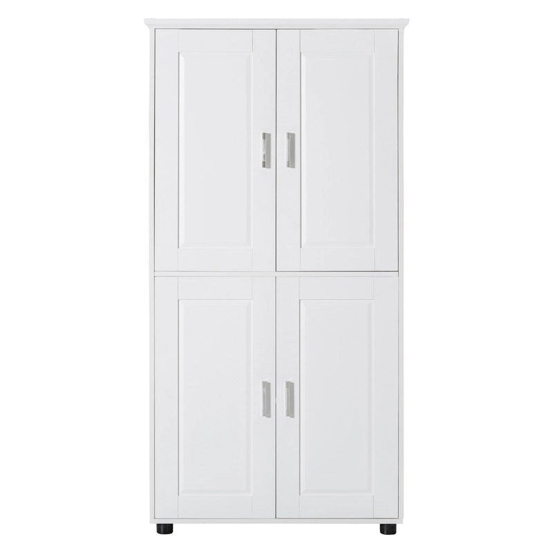Tall and Wide Bathroom Floor Storage Cabinet