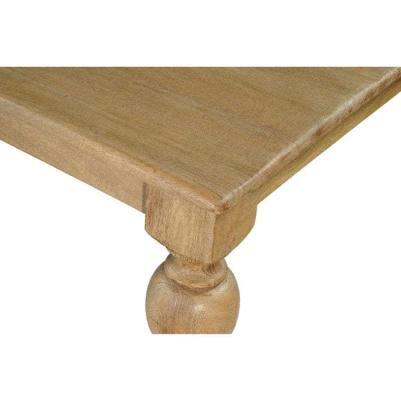 72" Carved Solid Wood Dining Table